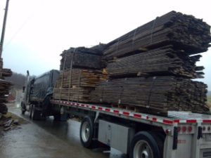 Truckload of Maple Flooring